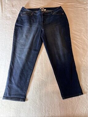 Lane Bryant Size 20P Flex  Magic Waistband Low Rise Boyfriend Jeans (2215)